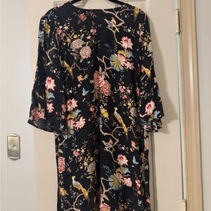 H&M Floral Black Dress
